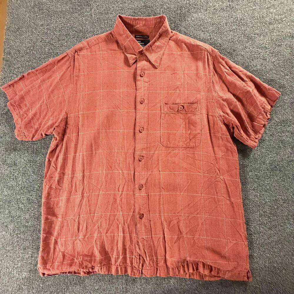 Marc Edwards Men's‎ Washable Linen Casual Shirt XL #751